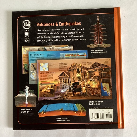 4 /💲20 🤑 Large Volcanoes & Earthquakes book - Picture 4 of 5